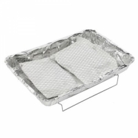 Set gratar de unica folosinta cu carbune, 25 x 31 x 5 cm, BBQ175